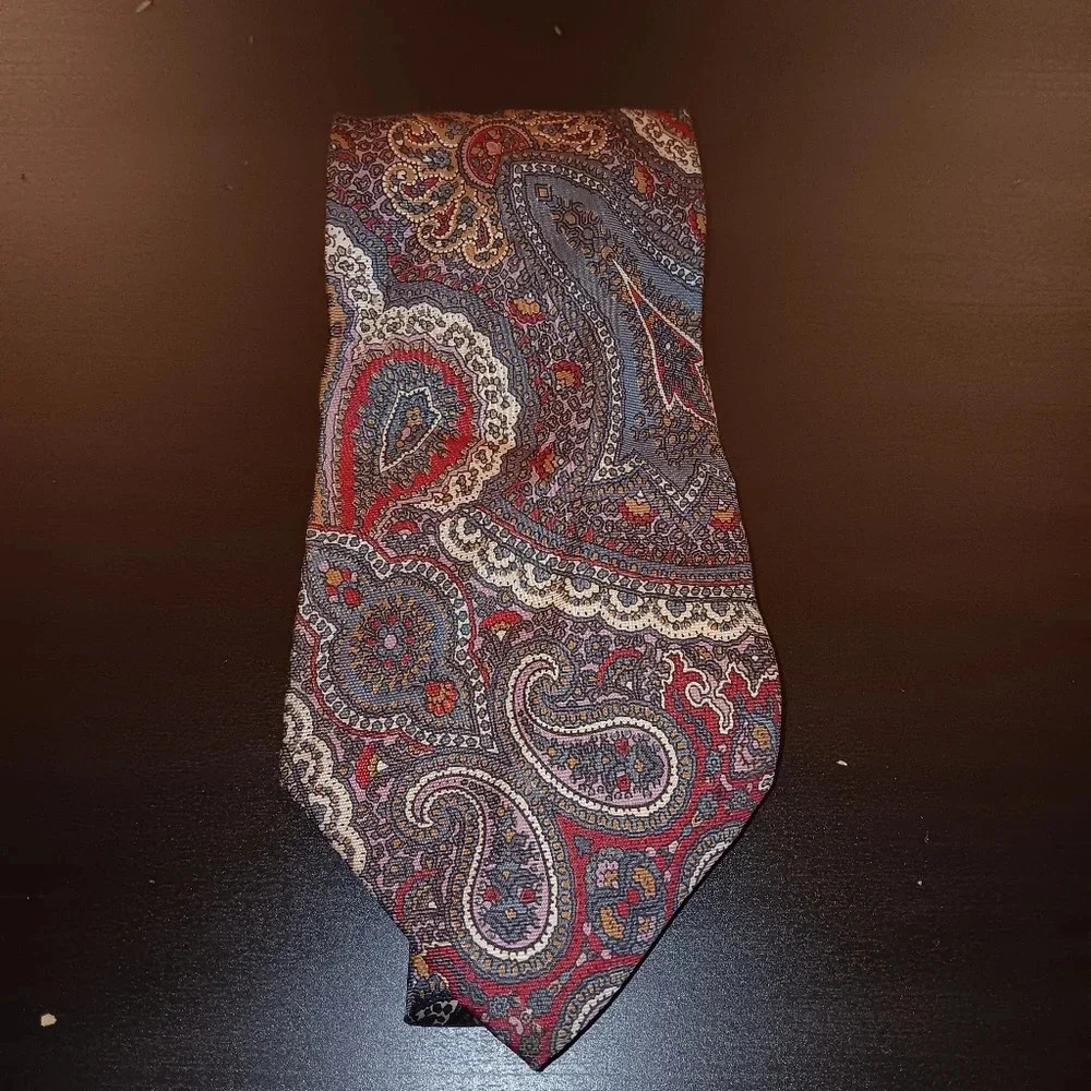 Leonardo strelli men's tie 100% silk made in Italy